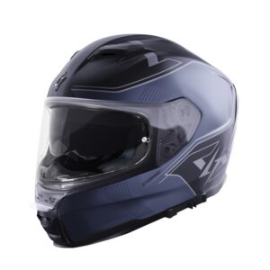 Full face helmet STORMER ZS-1001 TAKEN grey, silver, metal matt 2XL