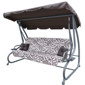 Garden Swing Seat Textylina 2 x 1 MODEL Brown