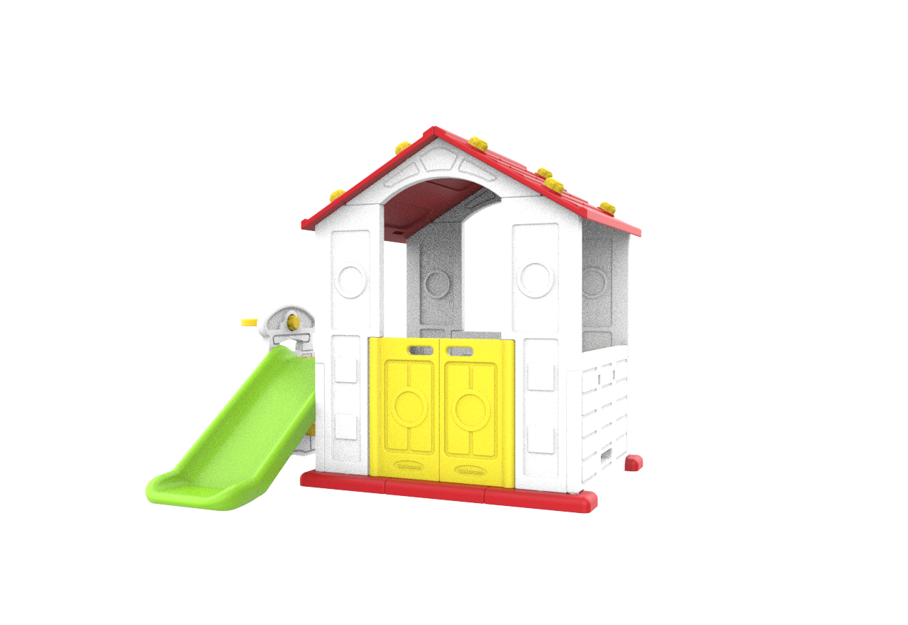 Cottage Slide 3in1 Red Roof