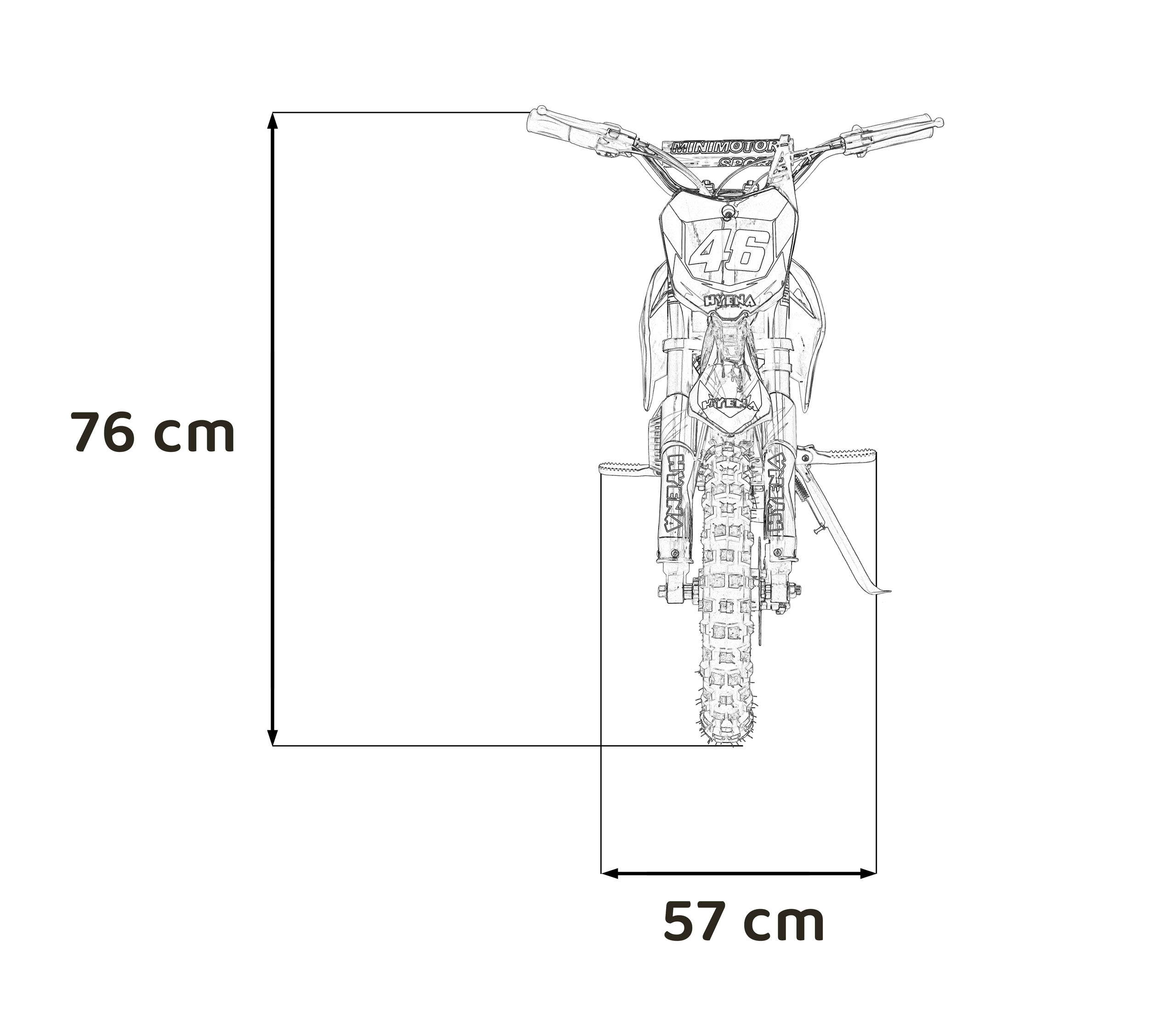 Motor RENEGADE 50R-E vozilo plava boja
