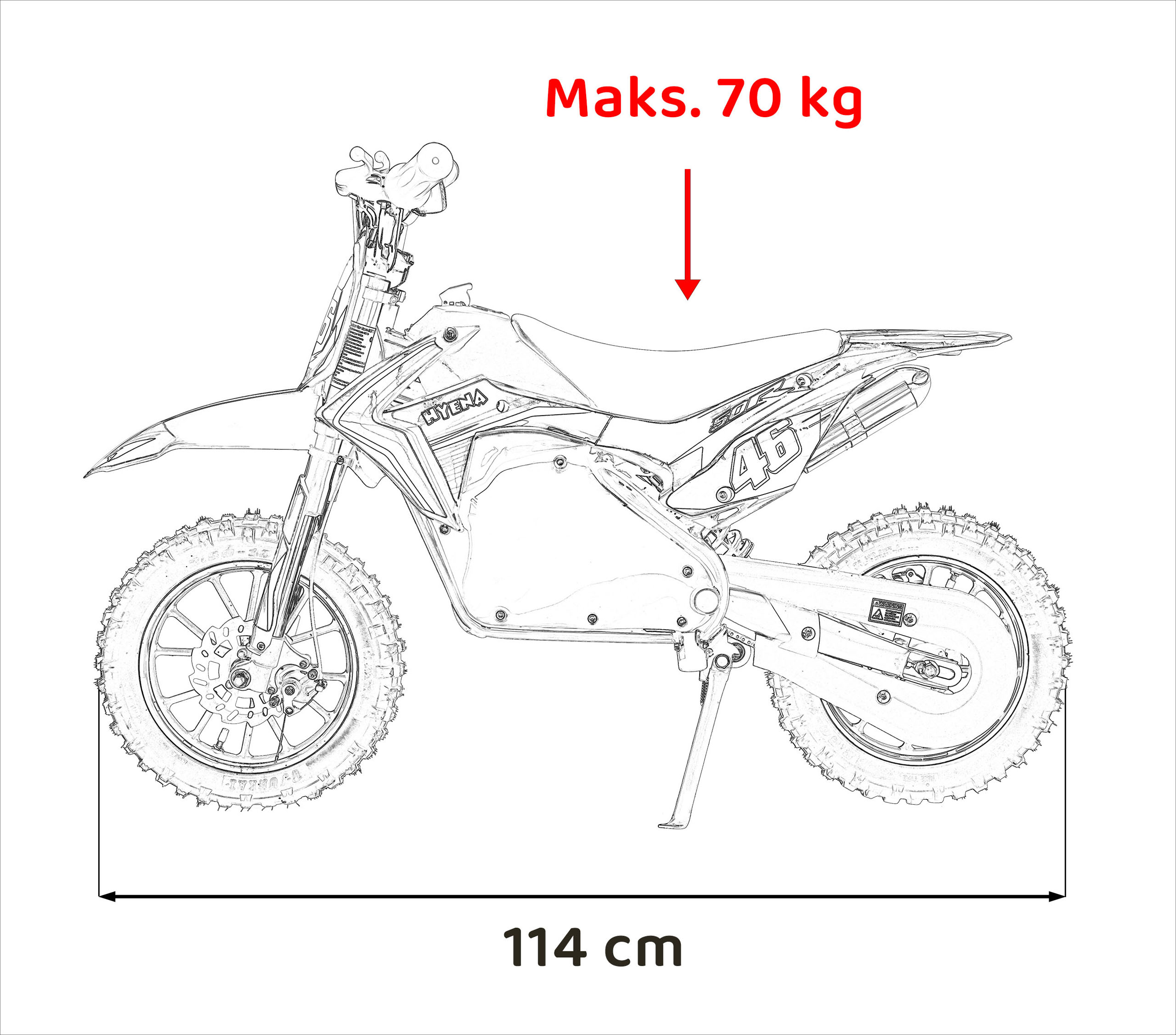 Motor RENEGADE 50R-E vozilo zelena boja