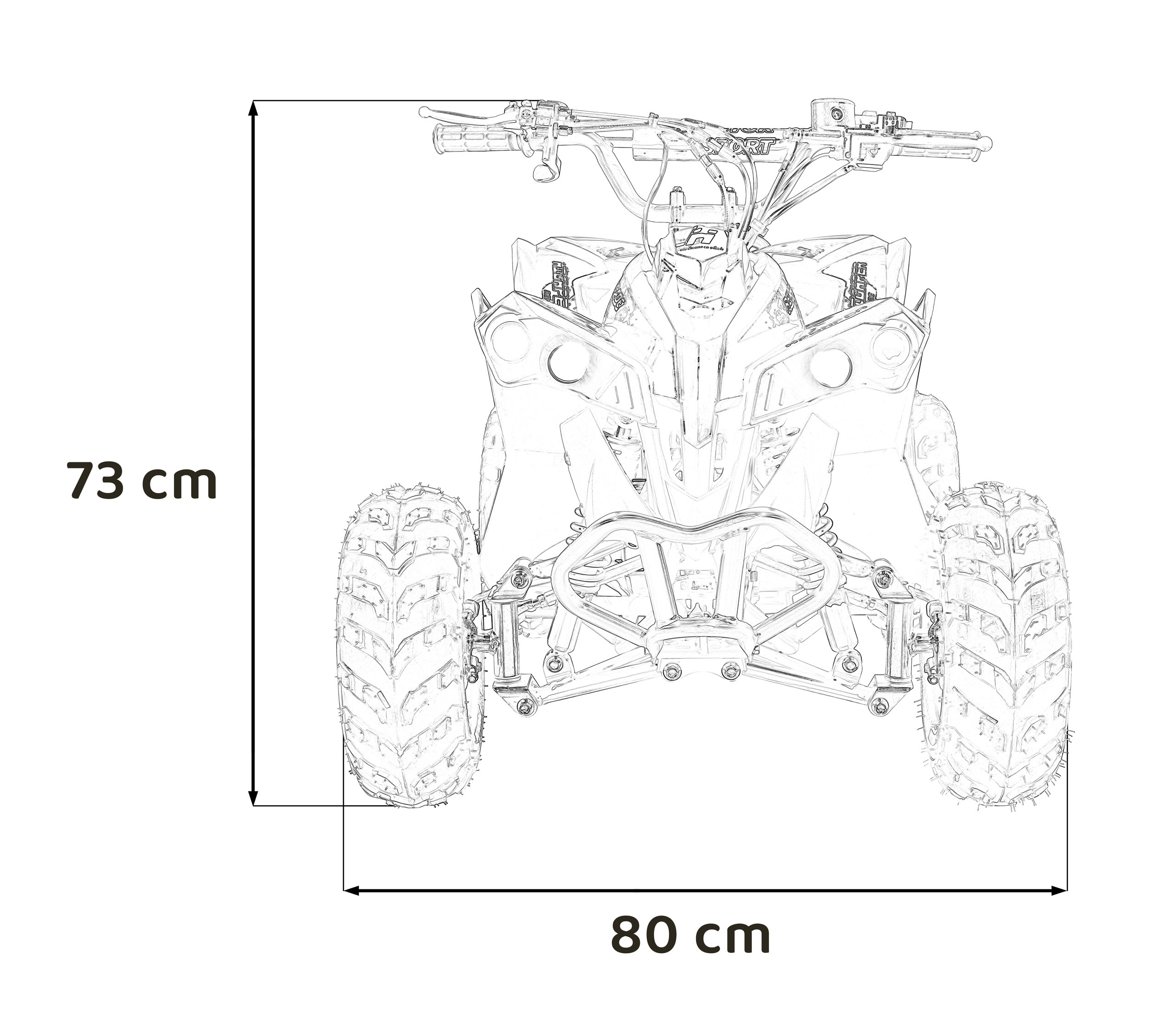 RENEGADE 110CC Gas Powered Vehicles Green