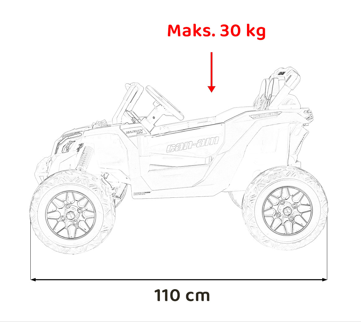 Vehicle ATV CAN-AM Maverick Red