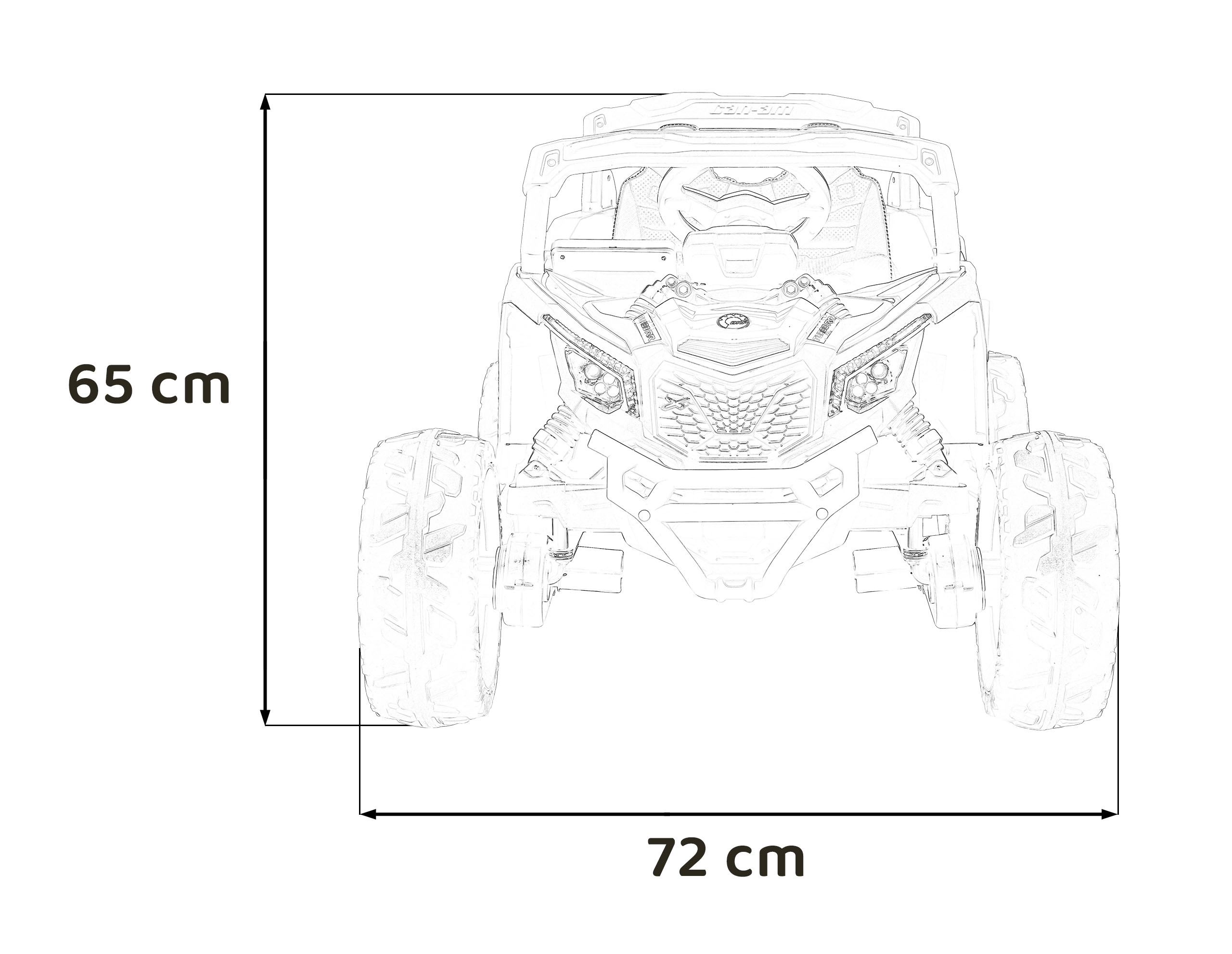 Vehicle ATV CAN-AM Maverick Blue