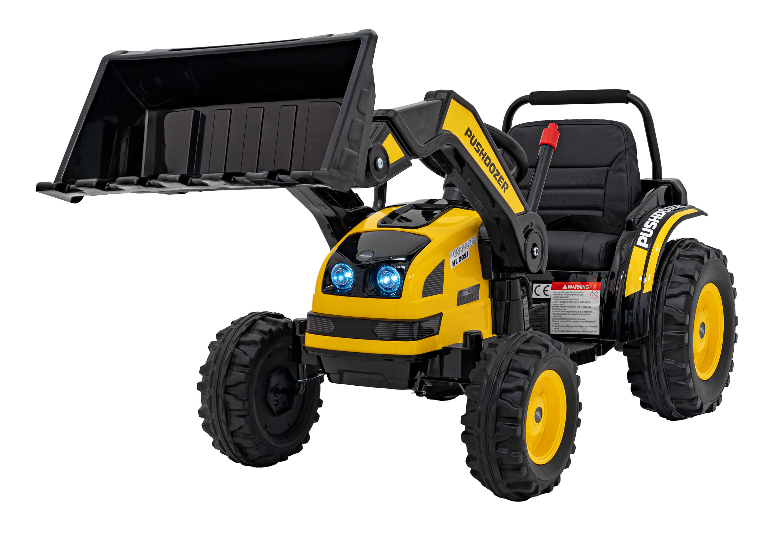 Vehicle Excavator Tractor Yellow