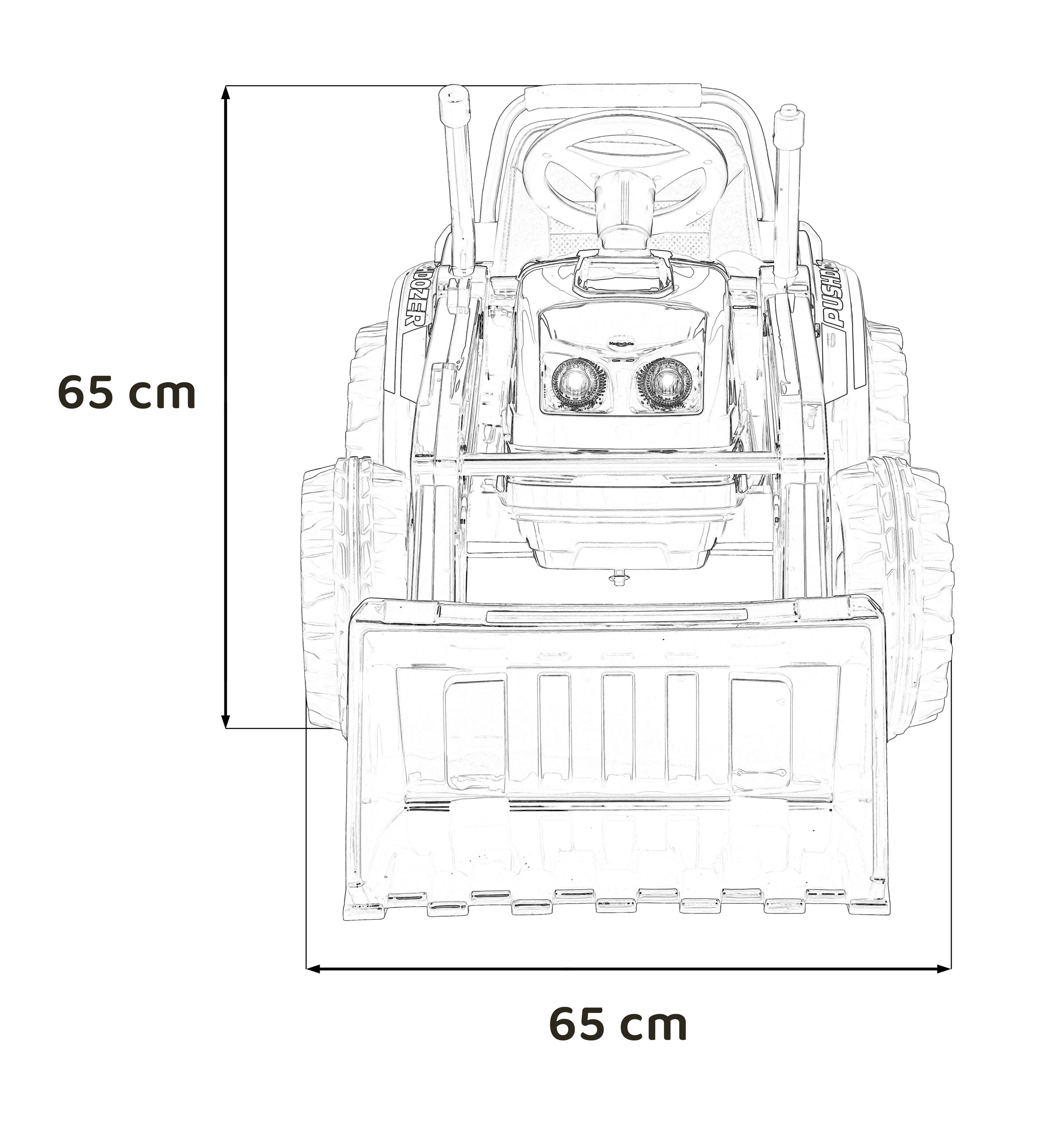 Vehicle Excavator Tractor Yellow