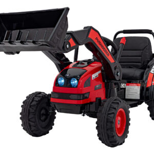 Vehicle Excavator Tractor Red