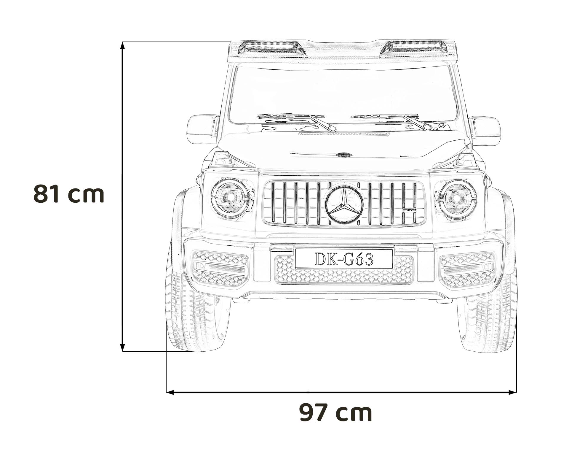 Mercedes Benz G63 AMG XXL vehicle Red
