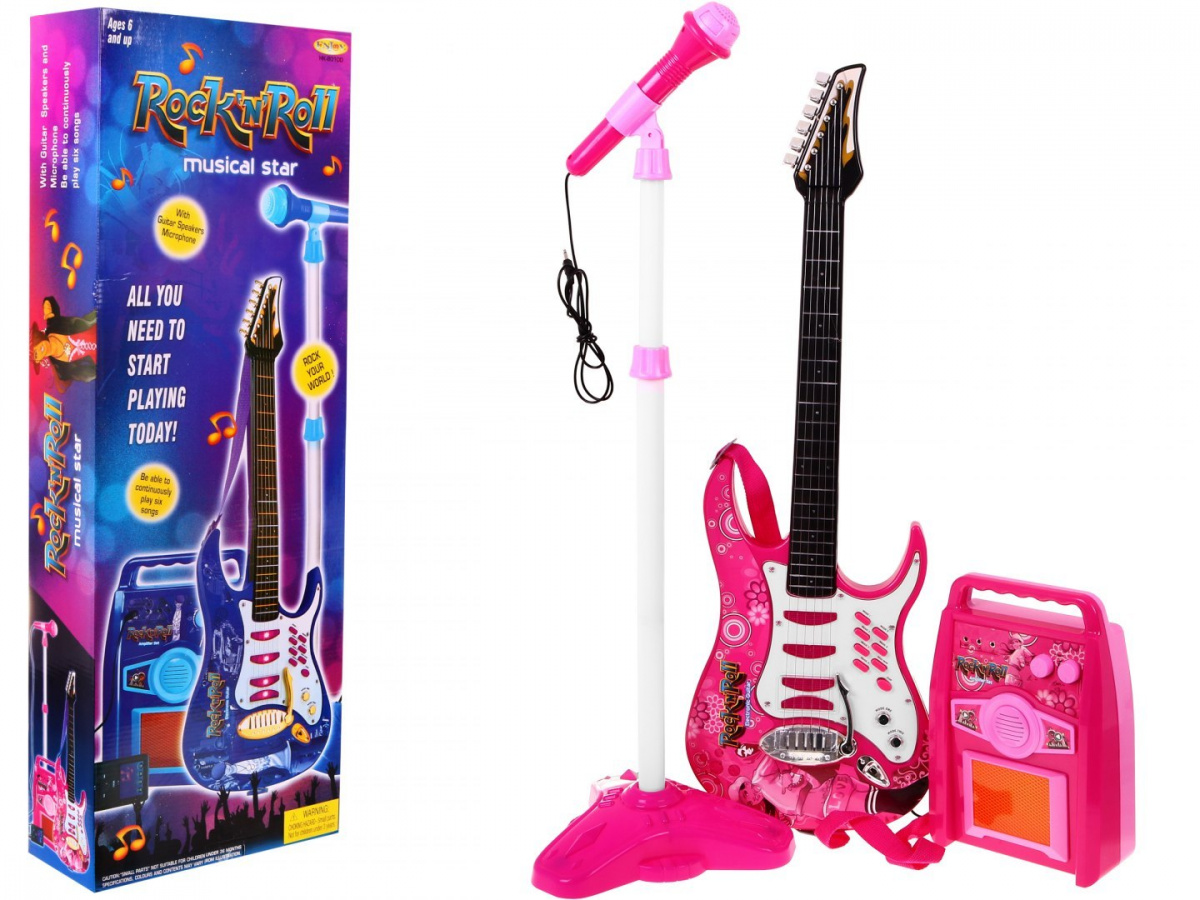Electric Guitar Amp Pink