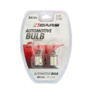 4CARS 12V 21W BA15s 2pcs (double blister)
