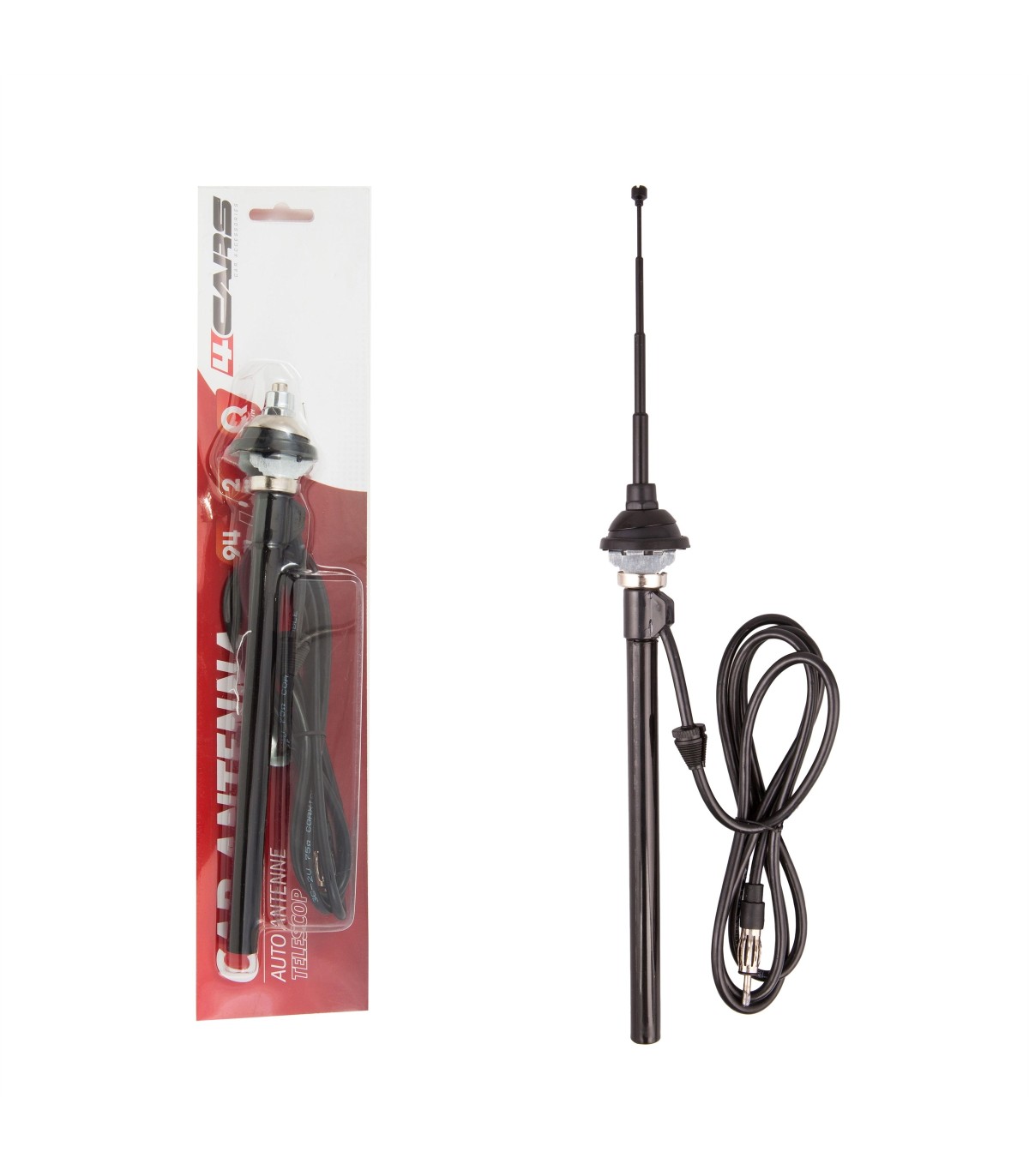4CARS antenna tesescopic chrome