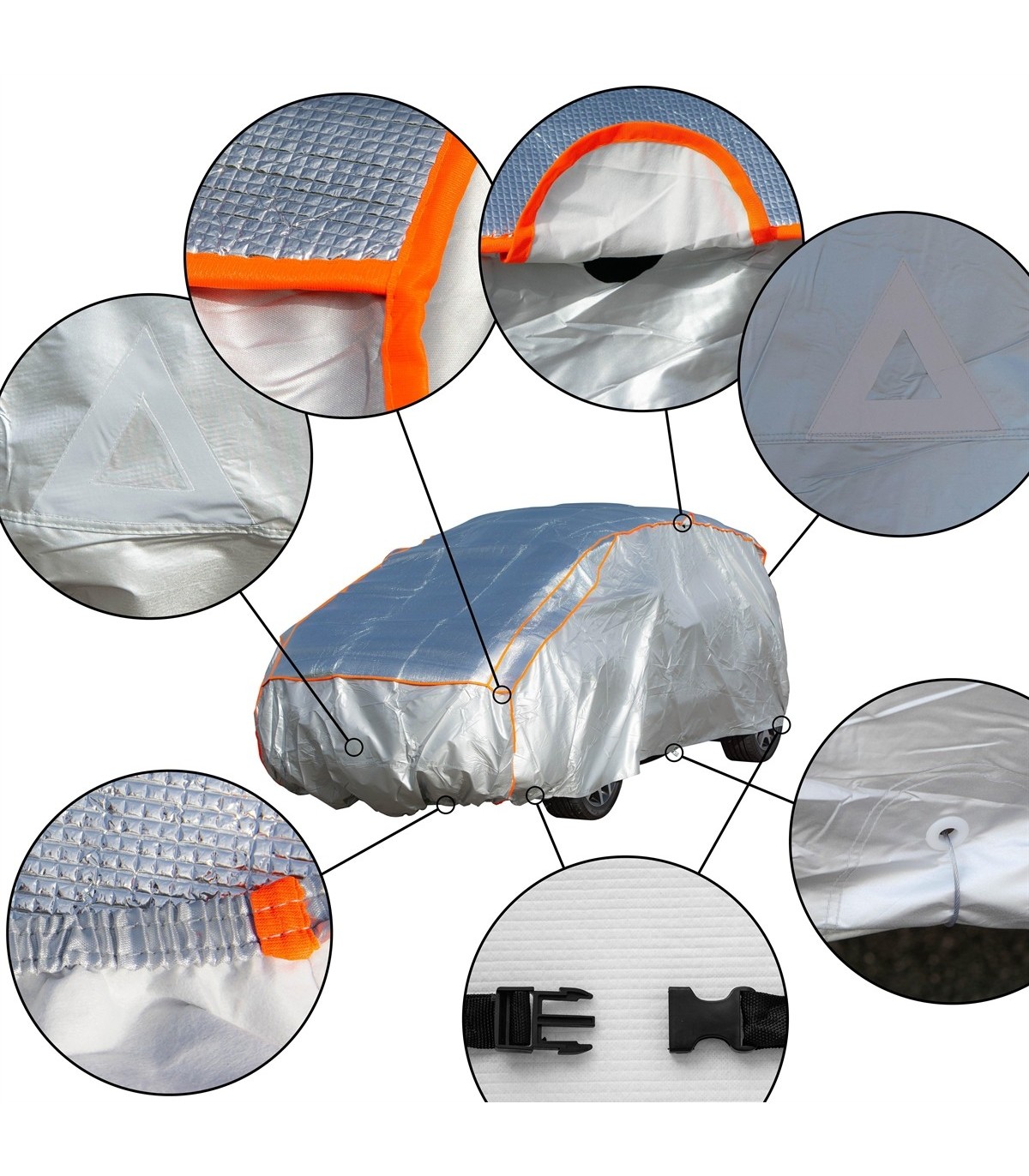 4CARS Anti hail car cover SUV M - Slika 2