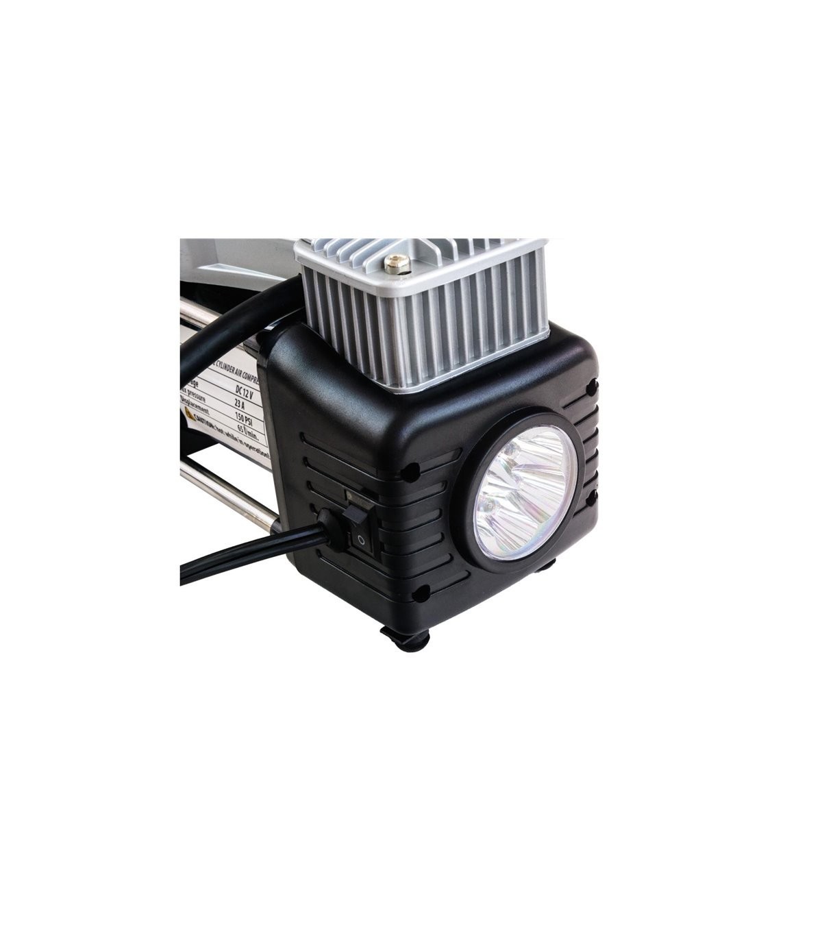 4CARS Double piston car air compressor with CE and ROHS light