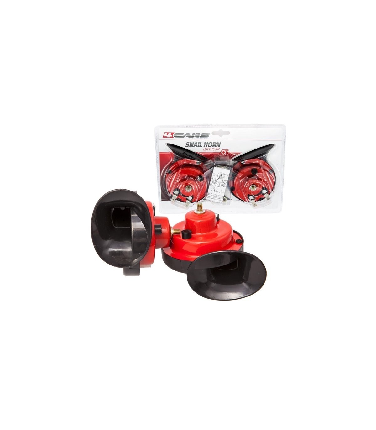 4CARS snail horn with relay 12V
