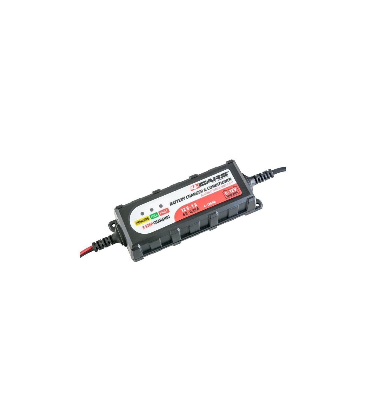 4CARS Intelligent 5-stage Car battery charger & conditioner 6/12 V; 2.0 A - Slika 2