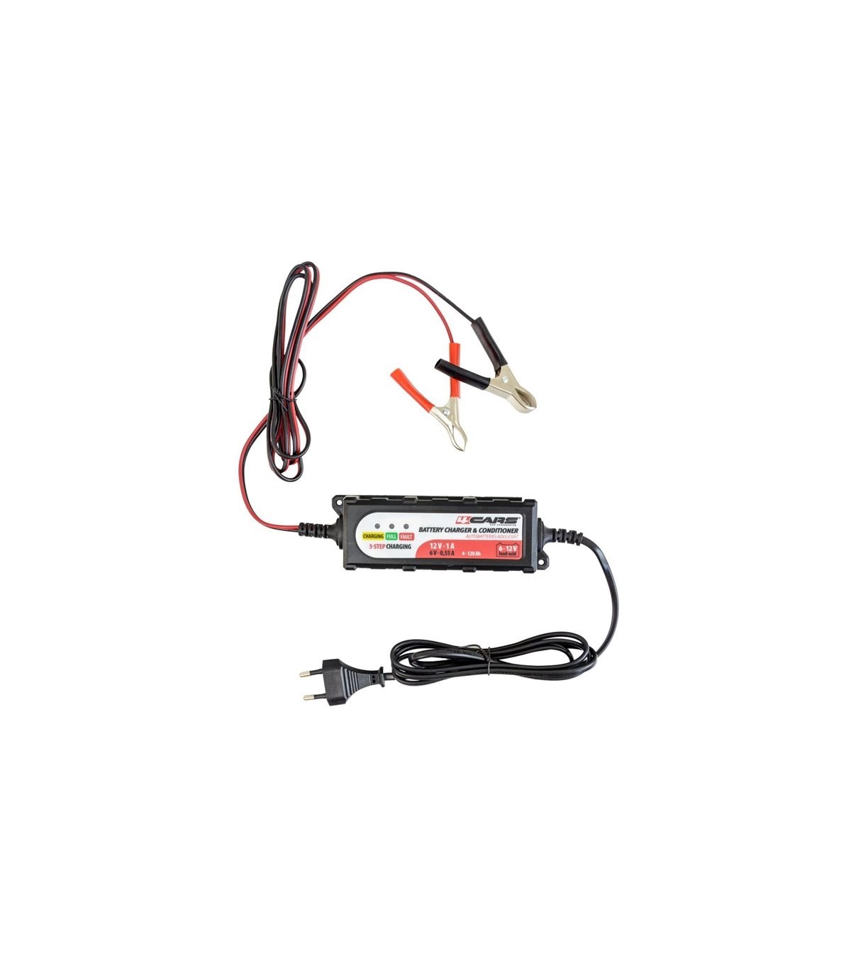 4CARS Intelligent 5-stage Car battery charger & conditioner 6/12 V; 2.0 A - Slika 3