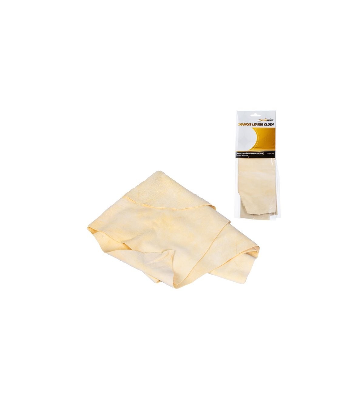 4CARS Natural Chamois leather 37x55cm
