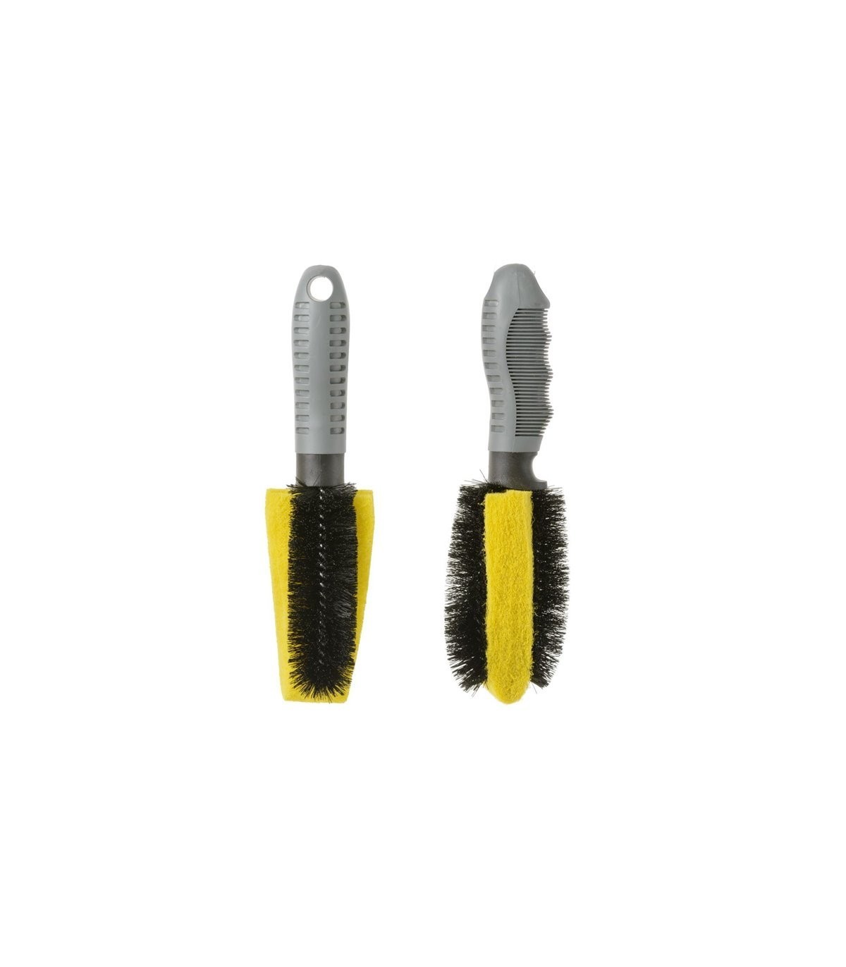 4CARS Tire brush grey/black/yellow