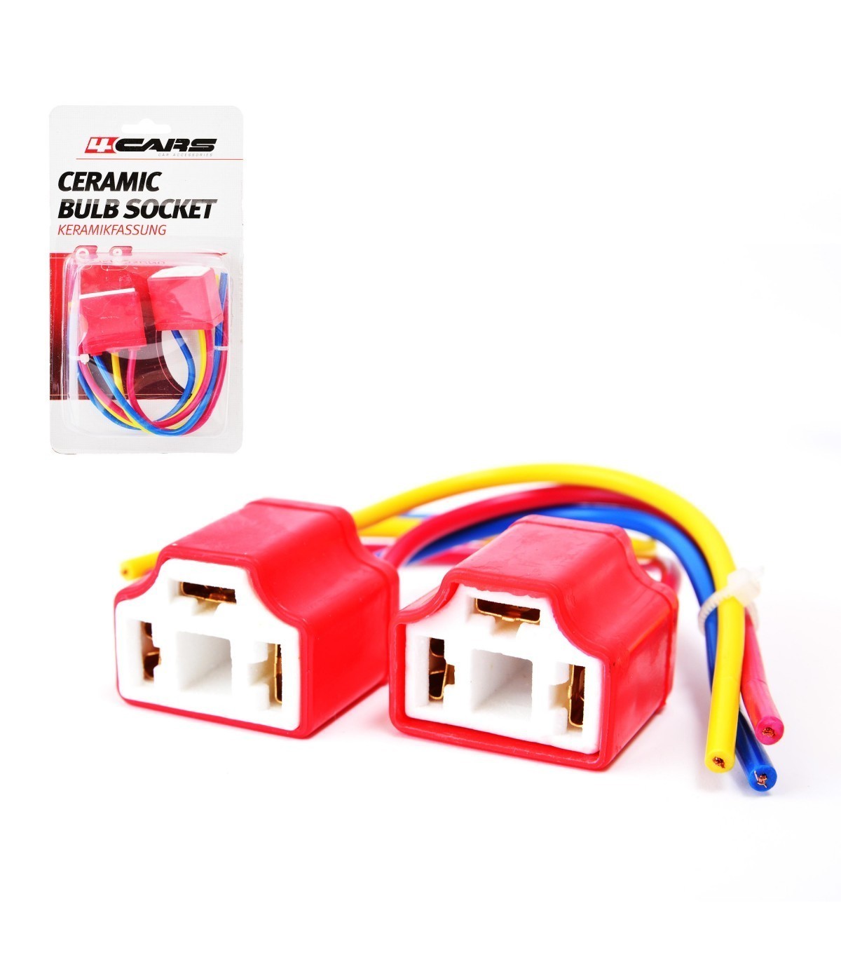 4CARS Ceramic bulb socket for H4 I-type, 2pcs - Slika 2