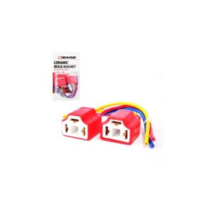 4CARS Ceramic bulb socket for H4 I-type, 2pcs