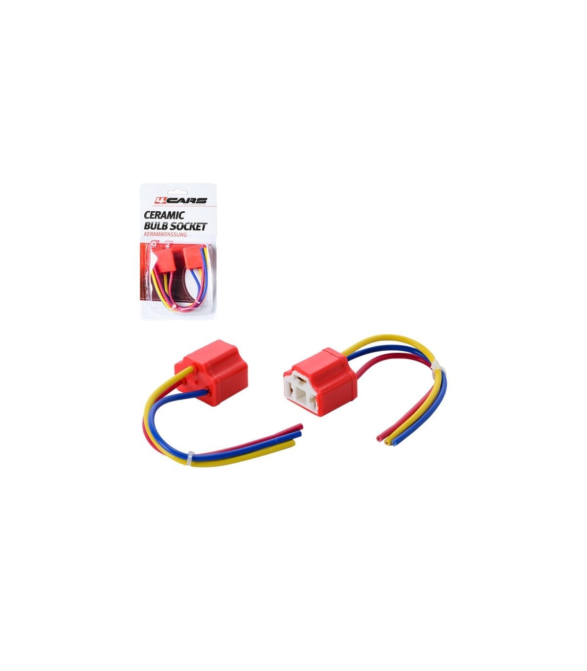 4CARS Ceramic bulb socket for H4 I-type, 2pcs - Slika 3