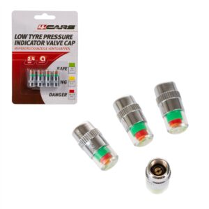 4 CARS Valve cover with pressure gauge