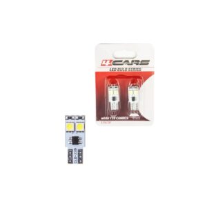 4CARS LED car bulb 4LED 12V 5050SMD CANBUS T10 white
