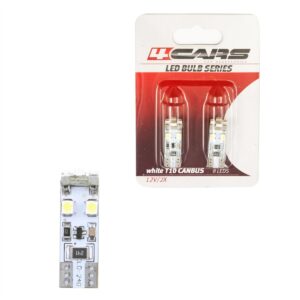 4CARS LED car bulb 8LED 12V 3528SMD CANBUS T10 white