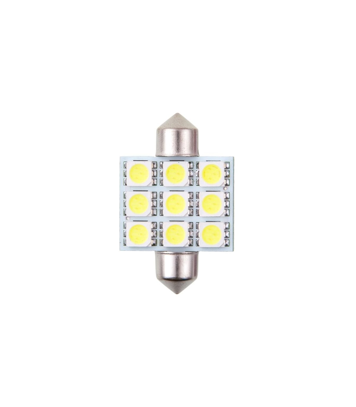 4CARS led bulb 9led 12V FESTOON 5050SMD T11x36mm - Slika 2