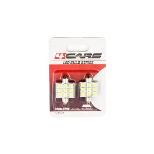 4CARS led bulb 9led 12V FESTOON 5050SMD T11x36mm