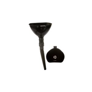 4CARS Plastic funnel hooked black