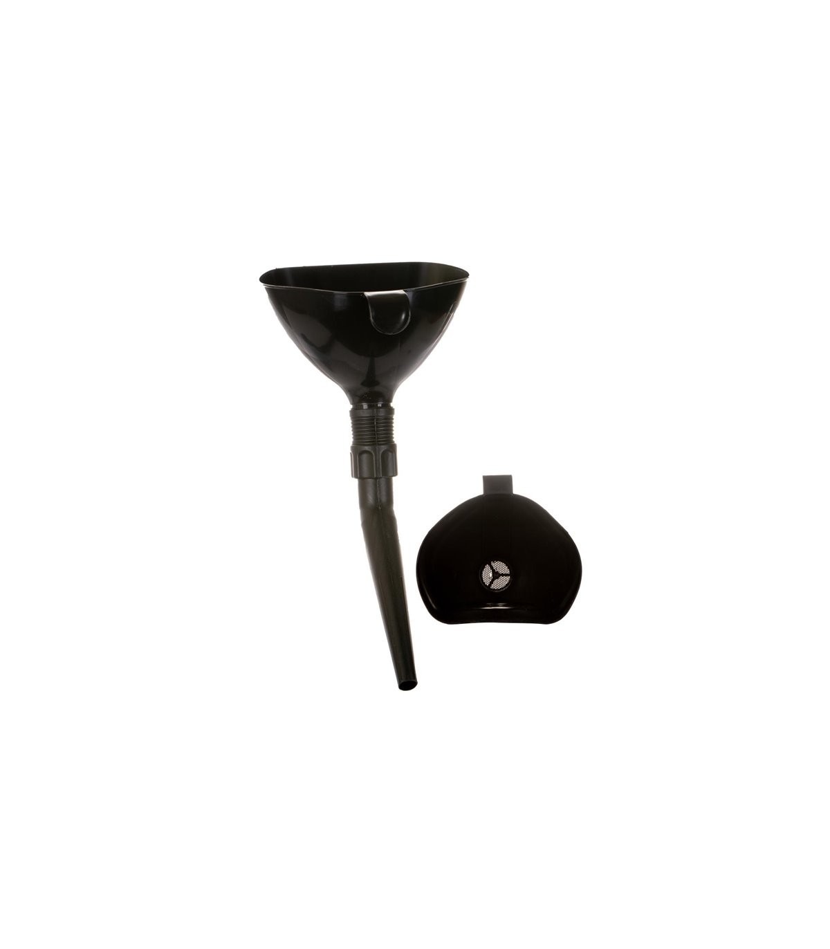 4CARS Plastic funnel hooked black