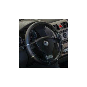 4CARS steering wheel cover 37-39 cm black