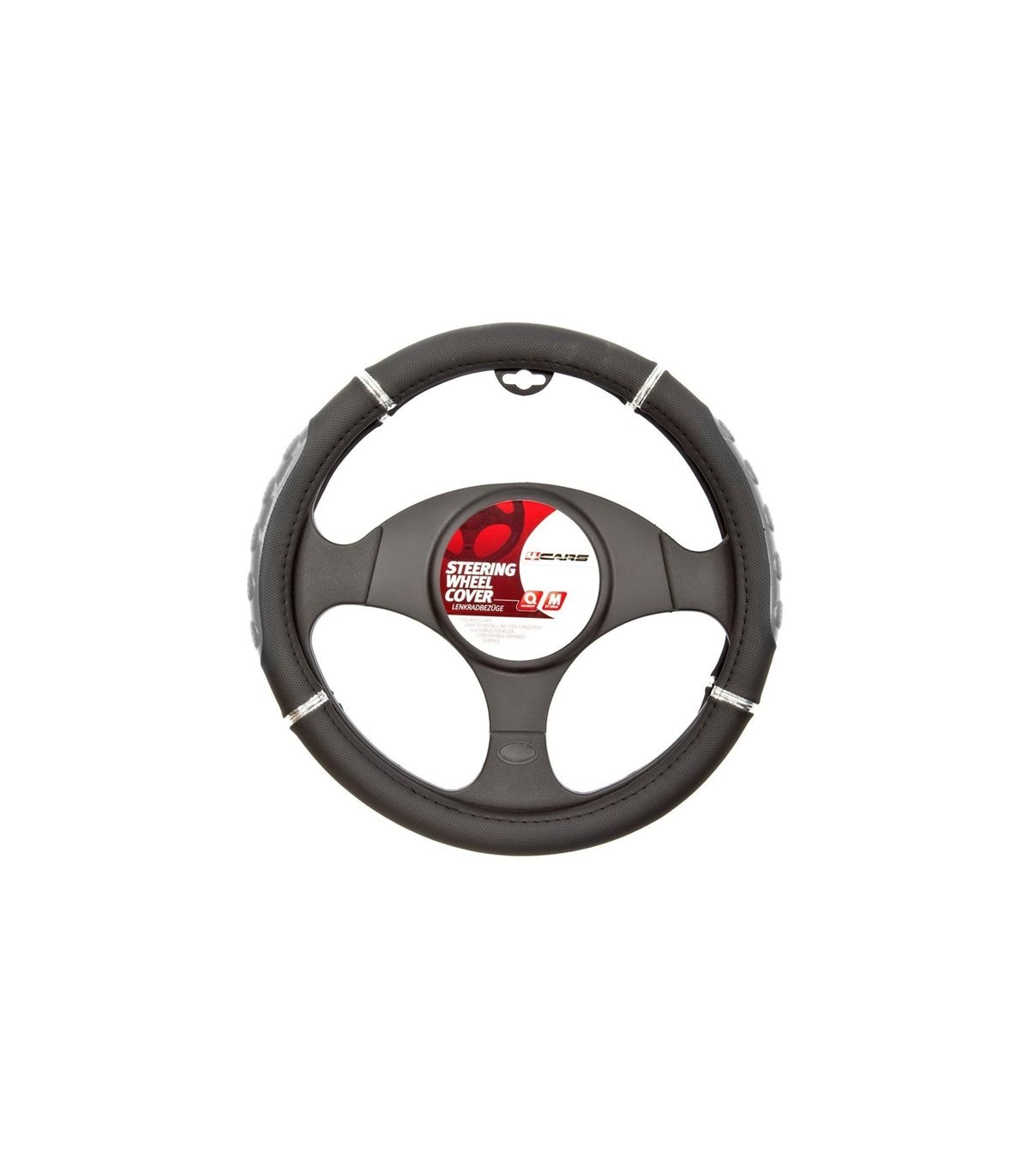 4CARS steering wheel cover grey - Slika 2
