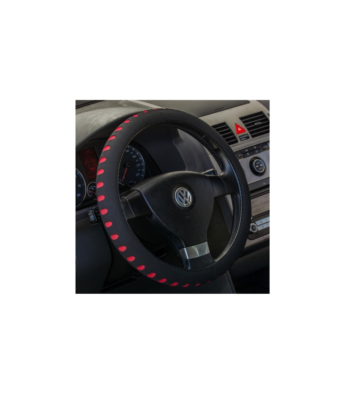 4CARS steering wheel cover foam red 37-39 - Slika 3