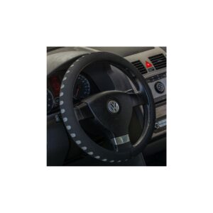 4CARS steering wheel cover foam gray 37-39