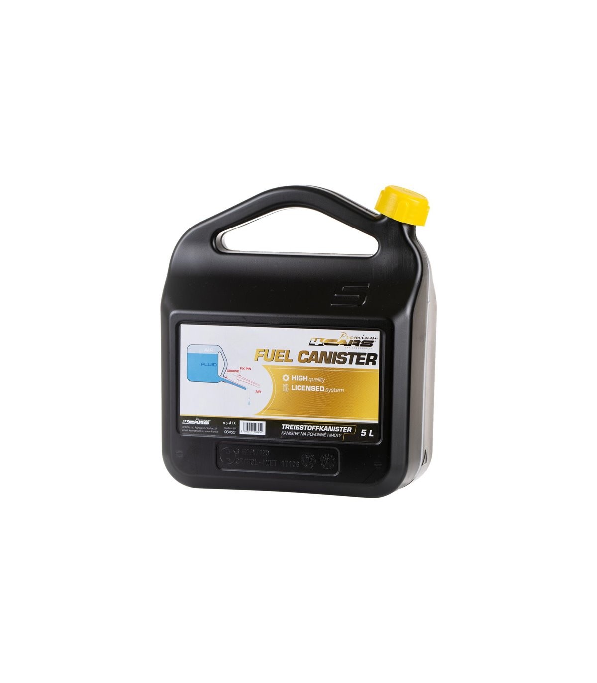 4CARS Premium line - Fuel Canister PHM 5L