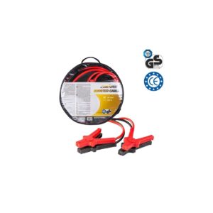 4 CARS Premium Jump start cable – DIN 72553 – Isolated clamps, thisckness 25.0MM², 3,5m, 600A