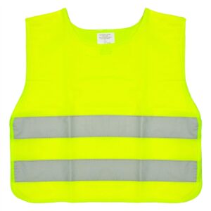 4CARS warning waistcoat for children yellow