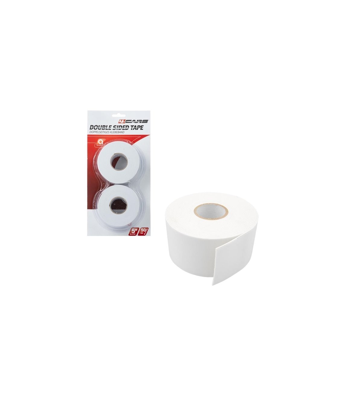 4CARS 2-piece set of Double sided tape, 50mm x 5m - Slika 2
