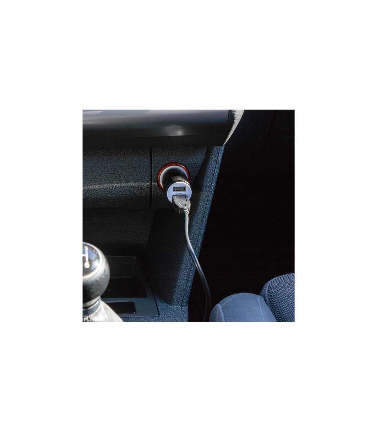 4CARS Powerfull USB charger: DC12V/24V 3.1A - Slika 2