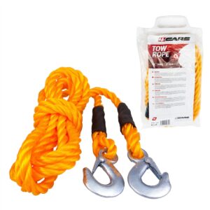 4CARS tow rope 5t, 4m with hooks