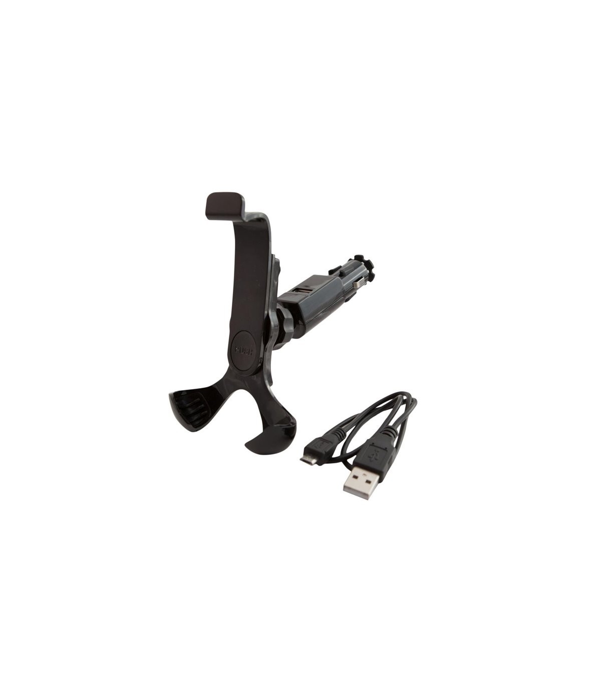 4CARS Tablet holder for cigarette lighter Socket + USB Charger 94494 - Slika 2