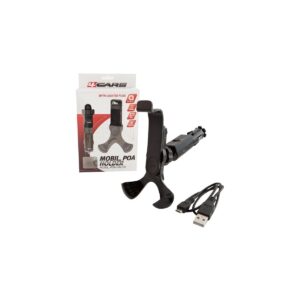 4CARS Tablet holder for cigarette lighter Socket + USB Charger 94494