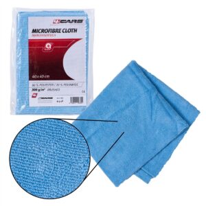 4CARS Microfiber cloth blue 300g/m² 40×40 cm
