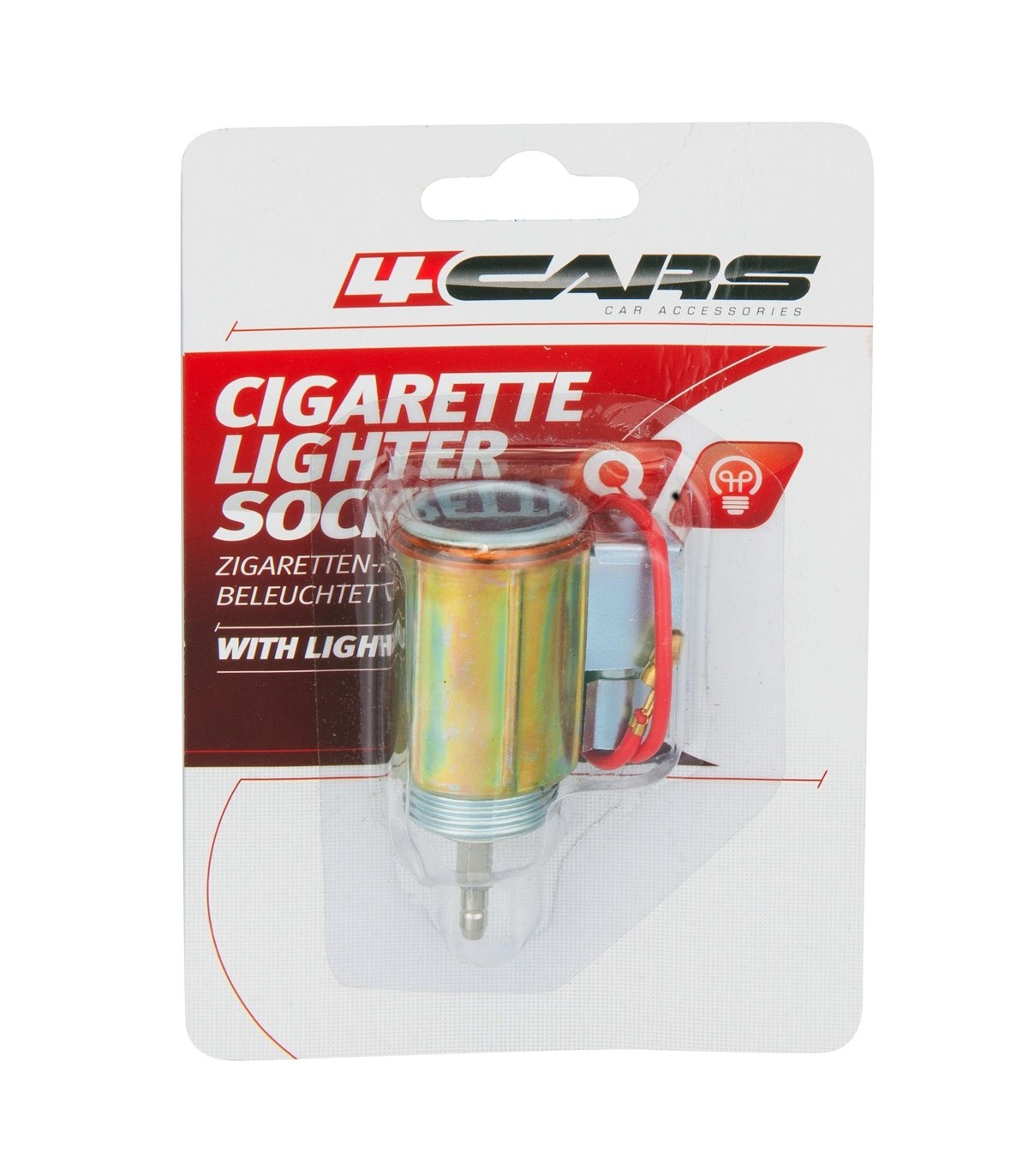 4CARS cigarette lighter socket (backlight) 12V - Slika 2