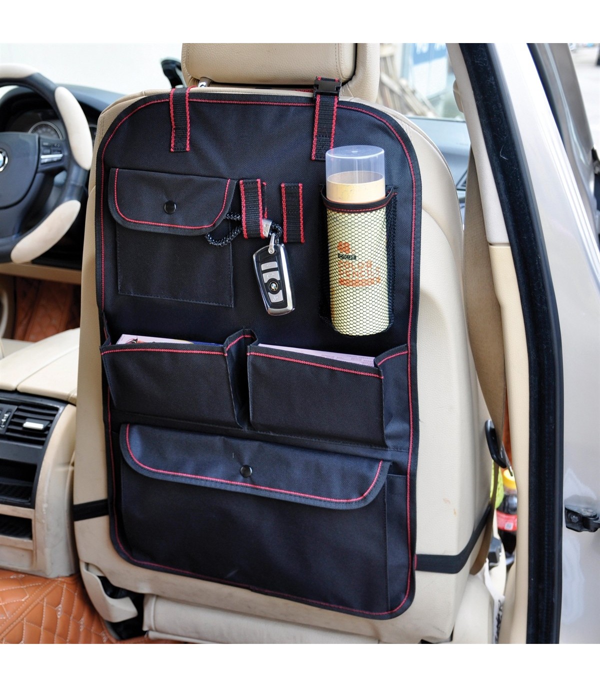 4CARS Hanging rear seat organizer 65x41 cm - Slika 3