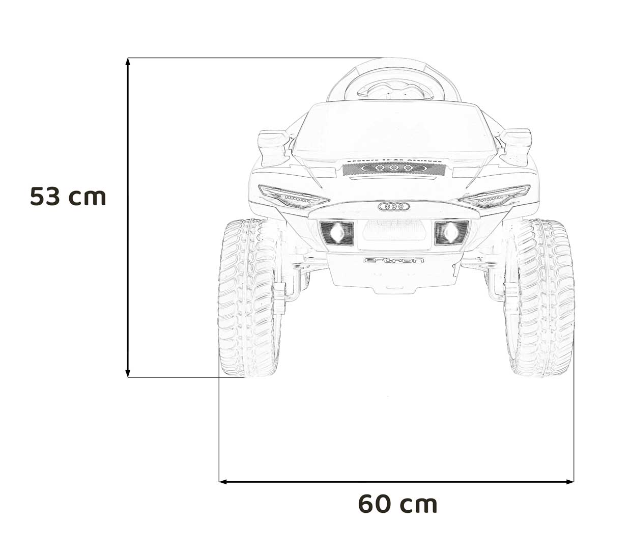 Audi RSQ E-TRON Gray vehicle
