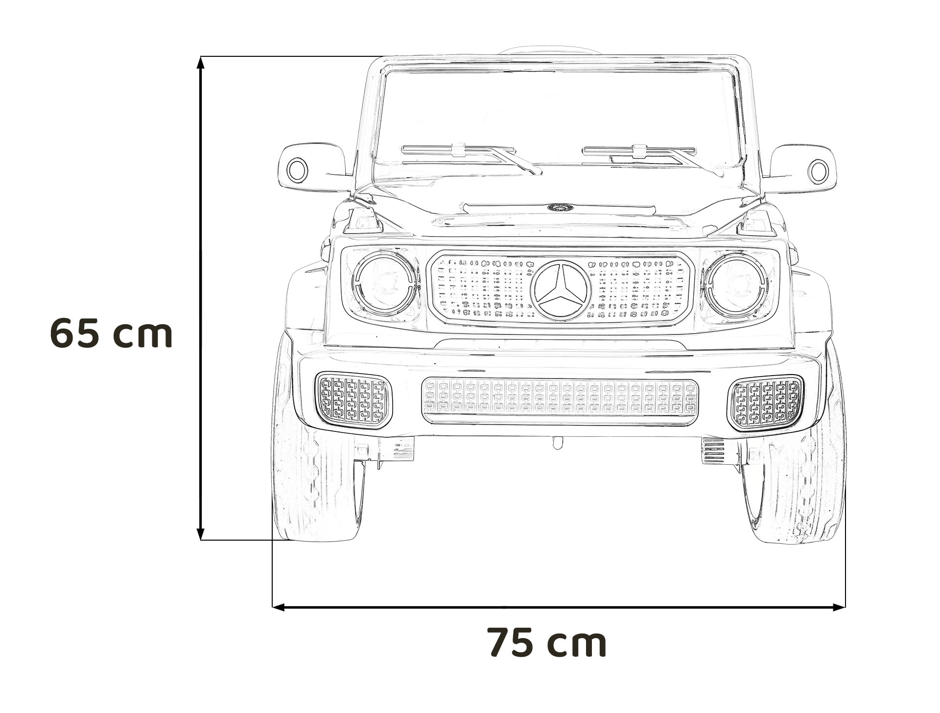 Mercedes Benz EQG vehicle Silver