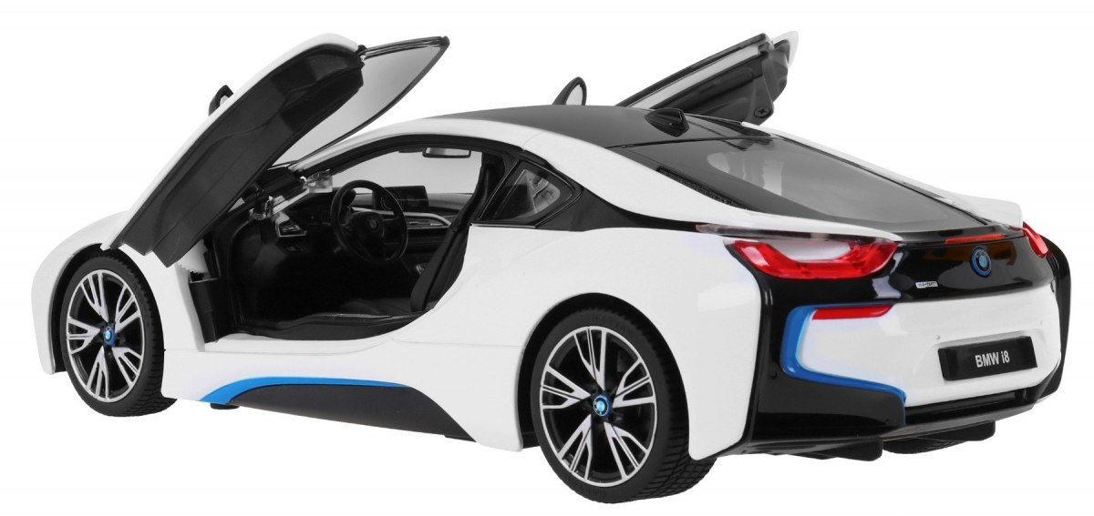 R/C toy car the BMW i8 White 1:14 RASTAR